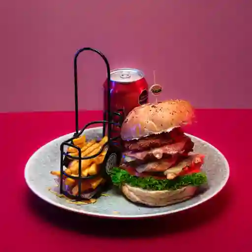 Hamburguesa sr conejo en combo