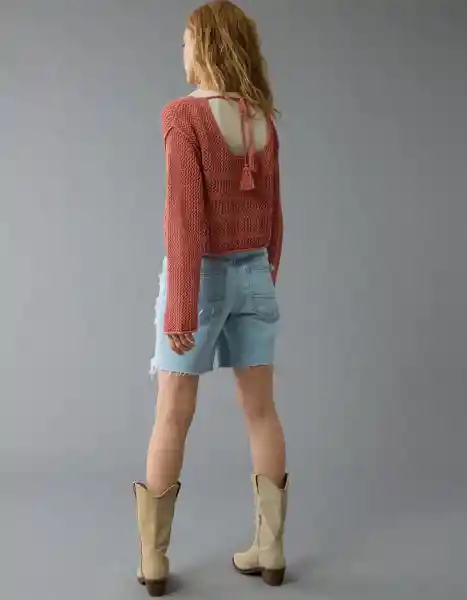 Suéter Mujer Café Talla: X-SMALL 1467275 American Eagle
