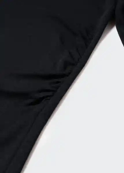 Camiseta Carlina Negro Talla XS Mujer Mango