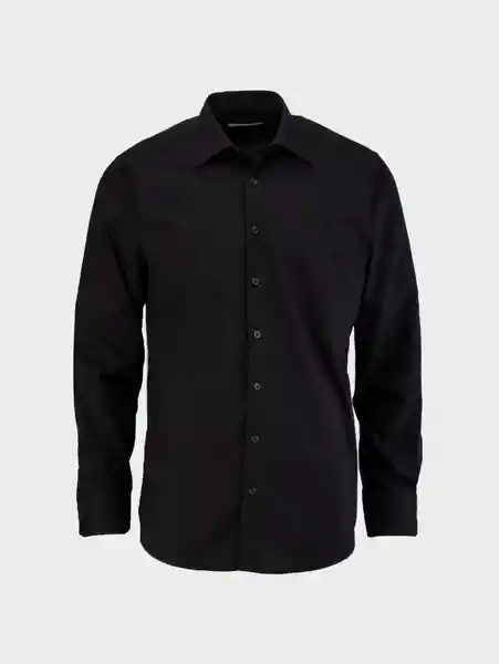 Camisa Formal Unicolor Para Hombre Negro 46 94786 Arturo Calle