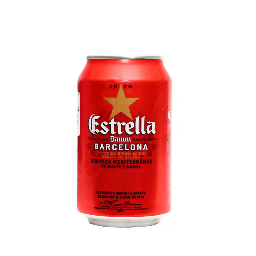 Estrella Damm Cerveza Mediterránea en Lata
