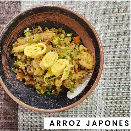 Arroz Japonés Pollo Camarón