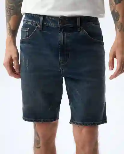 Bermuda Hombre Azul Talla 30 551G001_AZU174021 Americanino