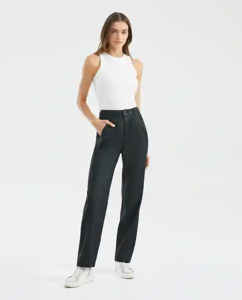 Pantalón Special Fit Straight Feminino Azul Clásico 5 Chevignon