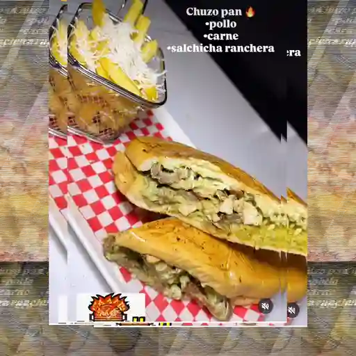 Chuzopan carne pollo