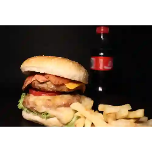 Combo Hamburguesa Especial + Papas Fritas + Gaseosa 250Ml