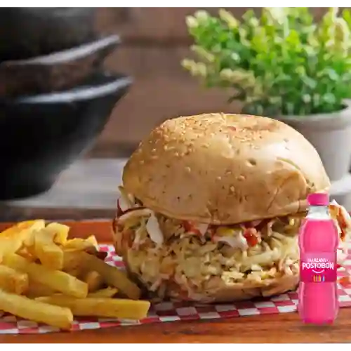 Hamburguesa Callejera de Carne en Combo