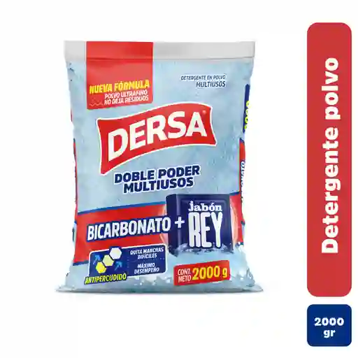 Detergente en Polvo Bicarbonato + Jabón Rey