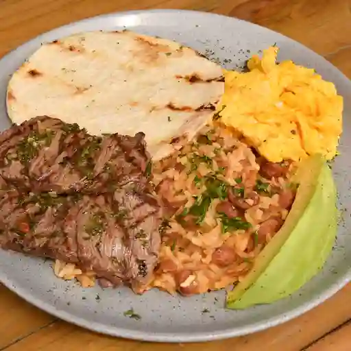 Calentado montañero con res