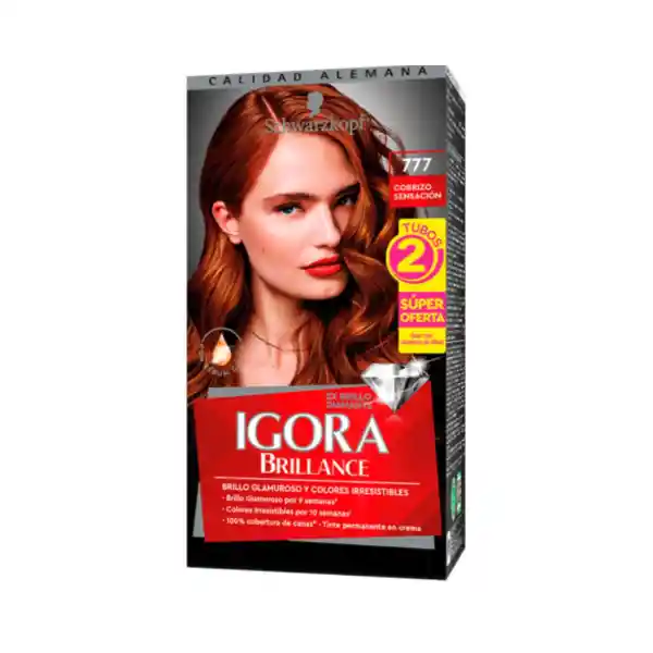 Igora Tinte Brillance Cobrizo Sensación 777 100 mL