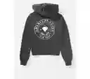 Buzo Mujer Gris Talla Small American Eagle