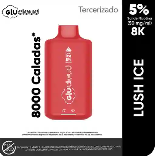 Vapeador Glucloud Lush Ice 8K
