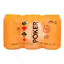 Poker Cerveza Tipo Lager en Lata