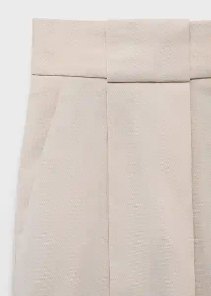 Short Greta Beige Talla 38 Mujer Mango