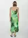 Vestido Aqua Verde Talla 24 Mujer Mango