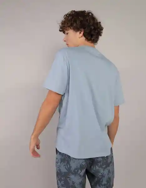 Camiseta Hombre Azul Talla MEDIUM 4290417 American Eagle