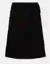 Falda Mujer Negro Talla: X-Small American Eagle