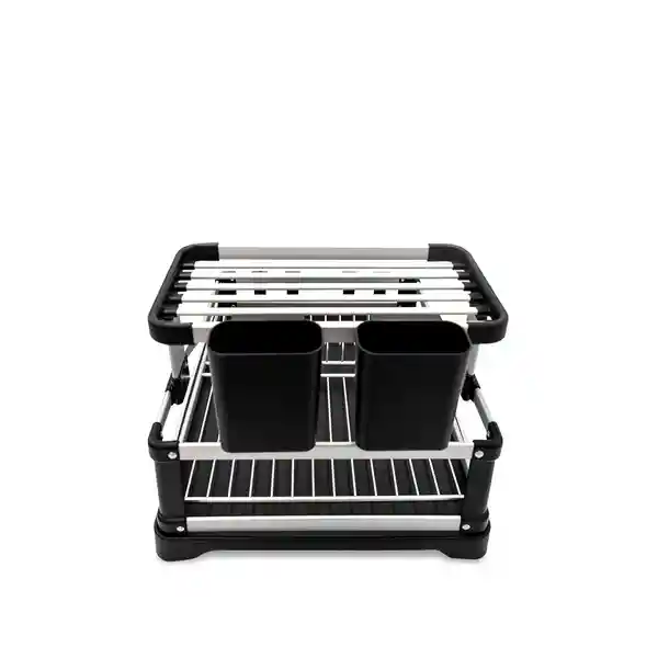 Escurridor Negro Doble 53.2 x 36.8 x 26.5 Ambiente Gourmet