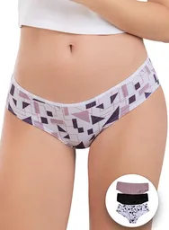 Fi-Formas Intimas Pack Panty Cachetero M-Rosado