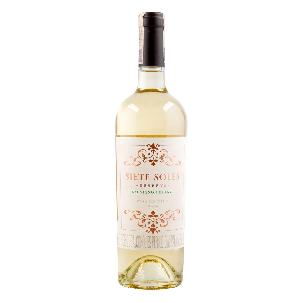 Siete Soles Vino Blanco Sauvignon Blanc 750 ml