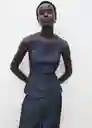 Top Lua Tejano Soft Talla S Mujer Mango