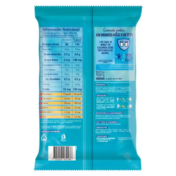 Alimento lácteo EL RODEO Nutri-Rinde x 405g