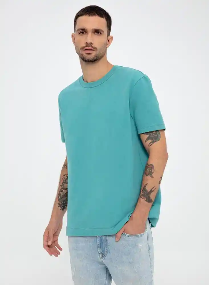 Gef Camiseta Color Verde Talla S 729457