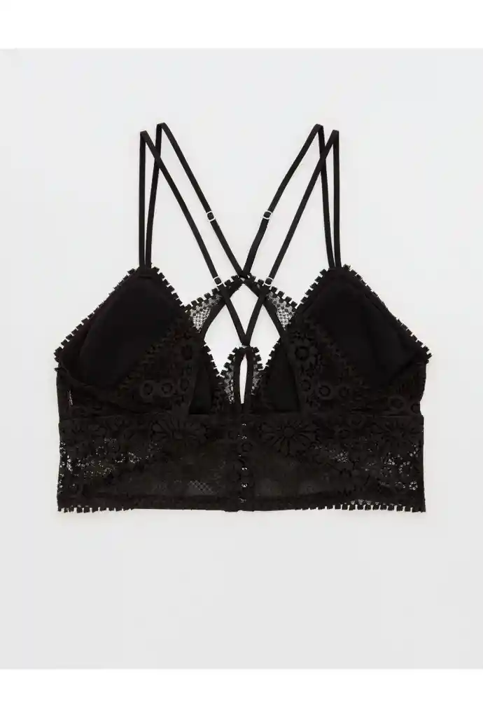 Bralette Negro Talla Small Aerie American Eagle