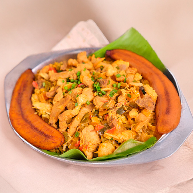 Arroz con pollo personal