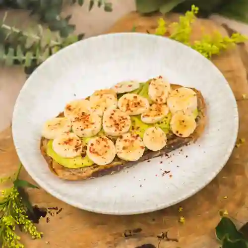 Tostada de Aguacate y Banano