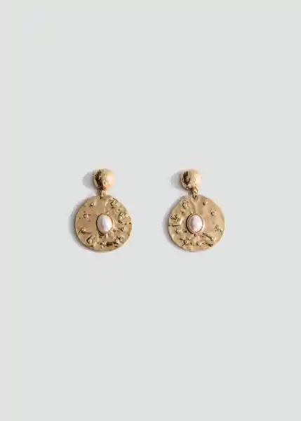 Pendientes Cata Oro Talla 99 Mujer Mango