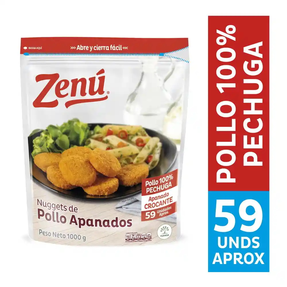 Zenú Nuggets de Pollo Apanados