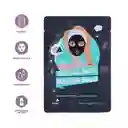 Mascarilla Carbón de Madera Negra Serie Miniso