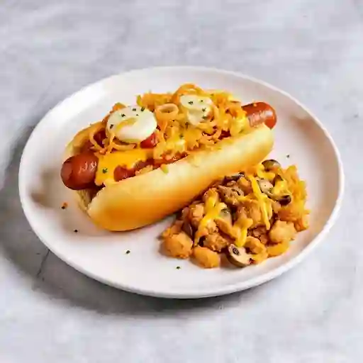 Perro mega doble salchicha