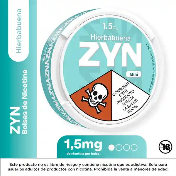 Zyn Hierbabuena 1.5 mg