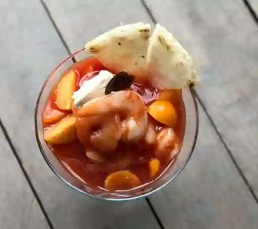 Ceviche de camarones de puerto manaure