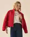 Chaqueta Rojo Mineral Medio Talla S 623G209 Esprit