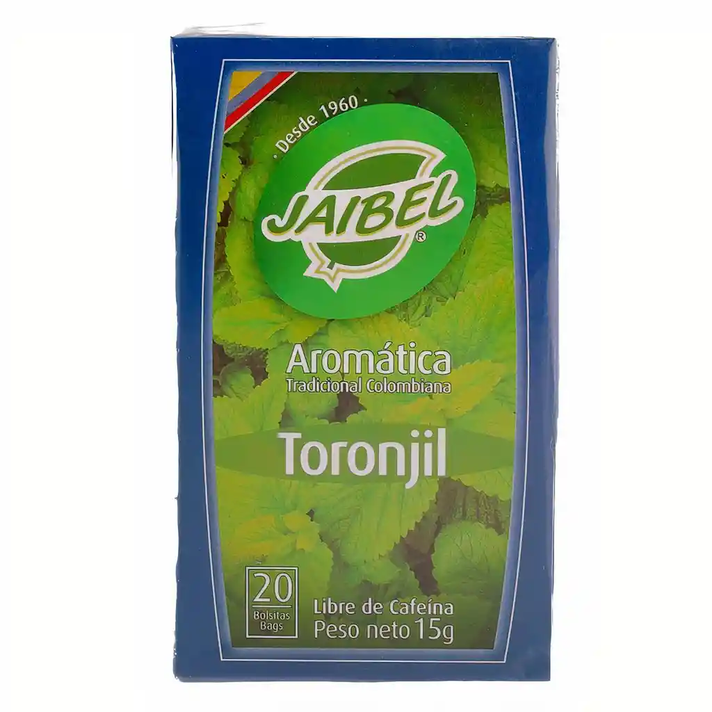 Jaibel Aromática Tradicional Colombiana Toronjil