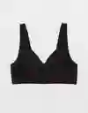 Bralette Aerie Negro Talla MEDIUM 3785073 American Eagle