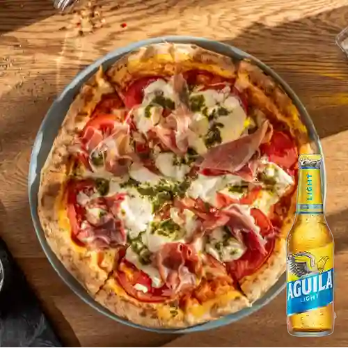 Combo Pizza Ammazza + Aguila Light 350 ml