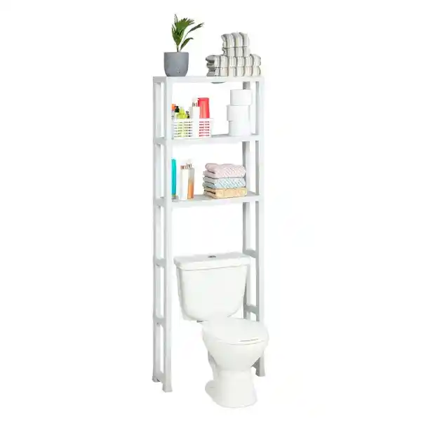 Rimax Estante Para Baño Blanco 171.8 x 25.2 x 61.5 cm