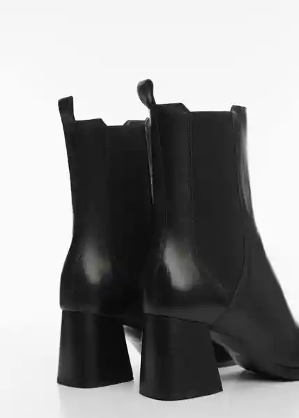 Botines Bandy Negro Talla 36 Mujer Mango