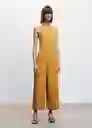 Enterizo Mono Yellow-H Camel Talla XS Mujer Mango