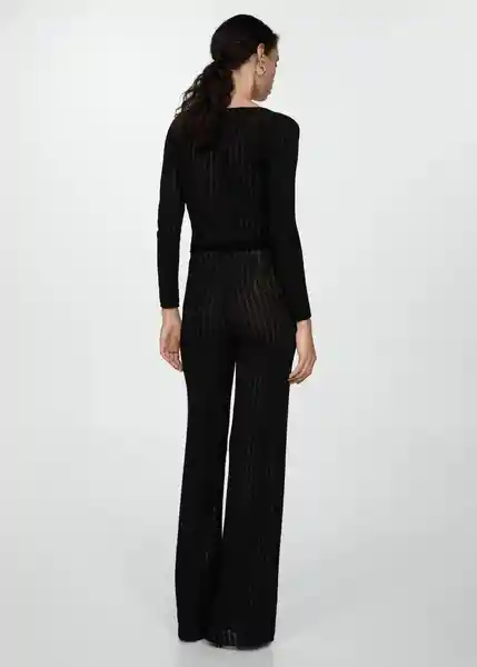 Cárdigan Toledo Negro Talla 18 Mujer Mango
