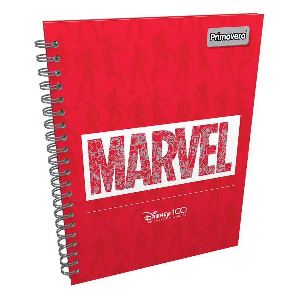 Primavera Cuaderno Rayado Marvel 80 Hojas