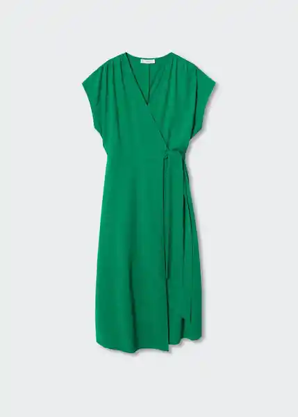 Vestido Fleur-W Verde Talla L Mujer Mango