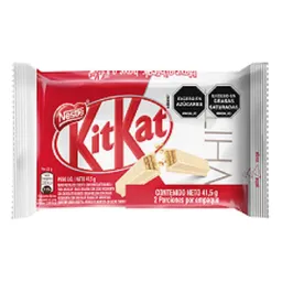 Galleta Wafer KITKAT White recubierta con chocolate blanco x 41,5g