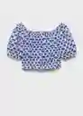 Blusa Kotao Azul Talla 13 Niñas Mango
