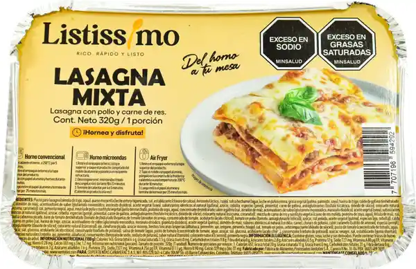 Listissimo Lasagna Mixta