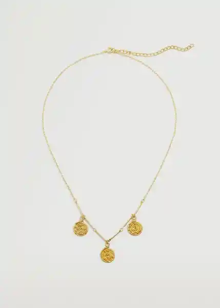 Collar Meena Oro Talla 99 Mujer Mango